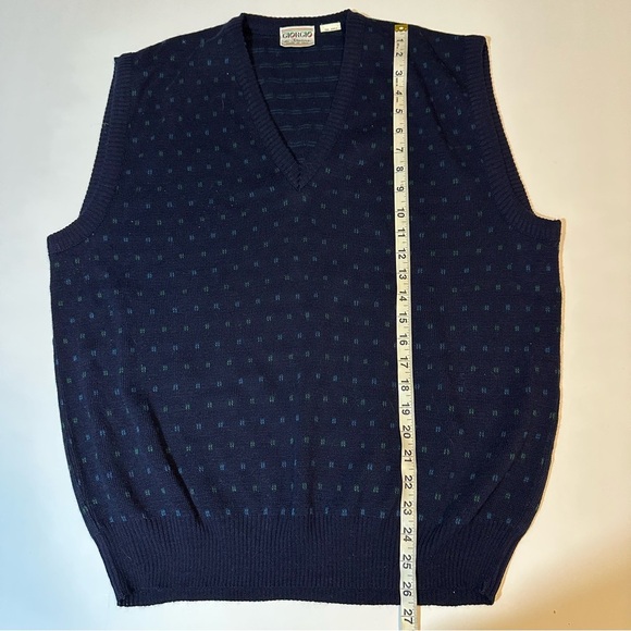 Vtg 90s Giorgio De Firenze Sweater Vest Wool Blend - Picture 4 of 4